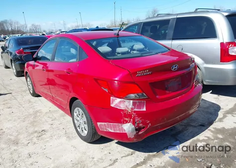 2016 Hyundai Accent Se z USA, uszkodzony, nr VIN KMHCT4AE6GU122575